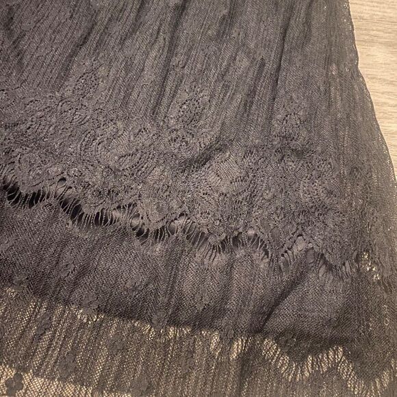 ASTR black lack sleeveless halter mini dress size small - Picture 4 of 9